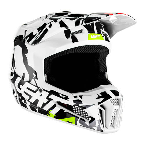 LEATT 2023 Junior 3.5 Helmet (Zebra)